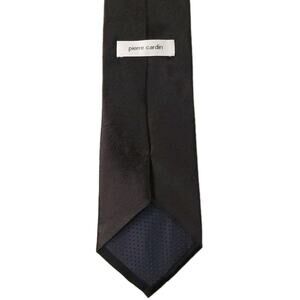 Men's Pierre Cardin Brown Geometric Wave Pattern 100% Silk Designer Tie #T10